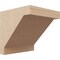 Ekena Millwork 5"W x 5"D x 5"H Wide Burlington Rough Cedar Woodgrain TimberThane Corbel, Primed Tan CORUR05X05X05BURRCPR - alternate 1